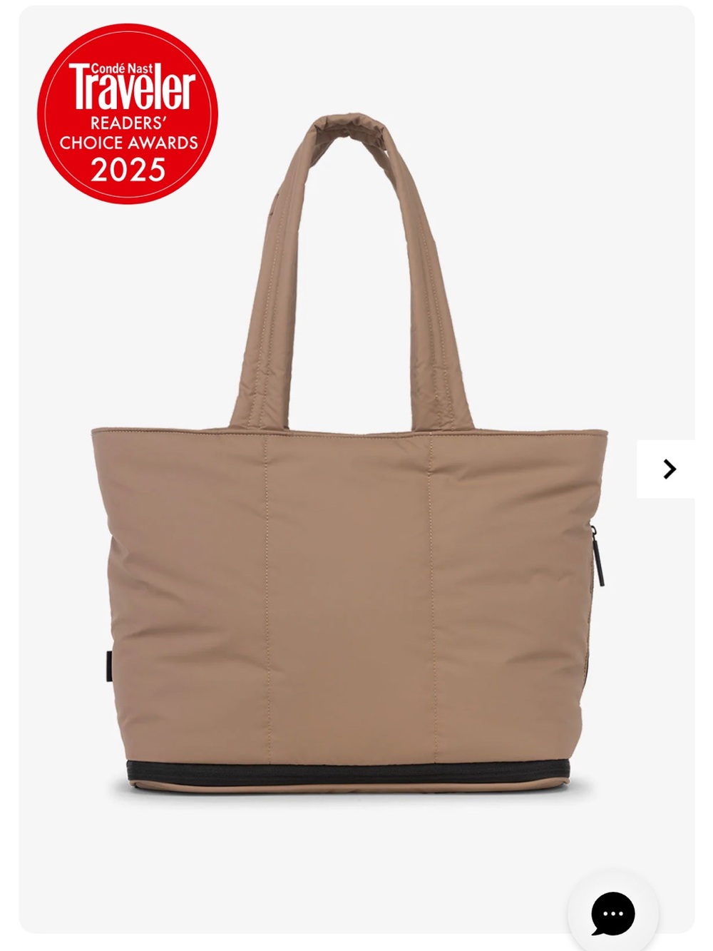 Calpak - Expandable laptop tote - Chocolate